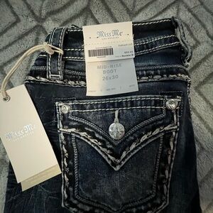 Miss Me Mid-rise Boot cut jeans New With Tags